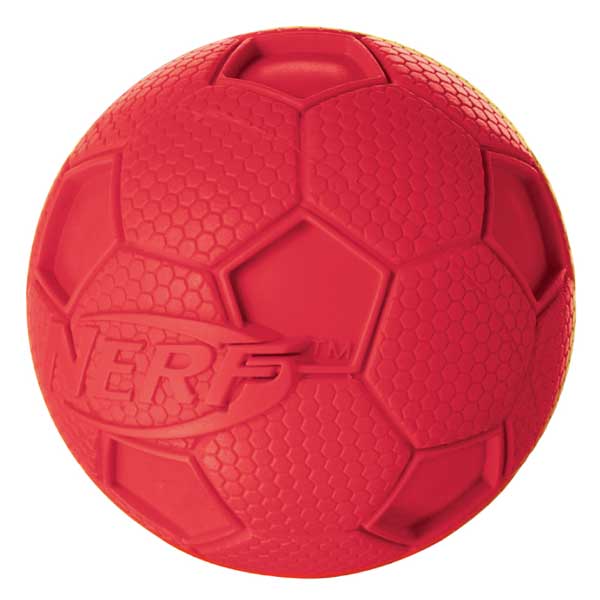 Nerf Dog Squeak Soccer Ball - Groß - 10 cm