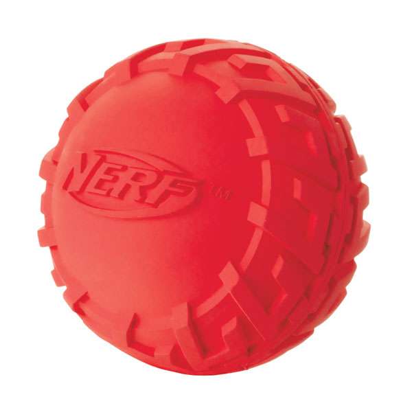 NERF DOG Trax Tire Squeak Ball - Medium