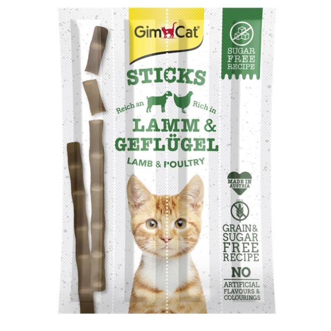 GimCat Sticks Lamm & Geflügel - 4 Stück
