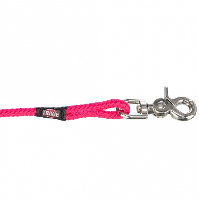 Trixie Schleppleine, rund aus Segeltau mit Trigger Snap Hook - fuchsia - 15 m