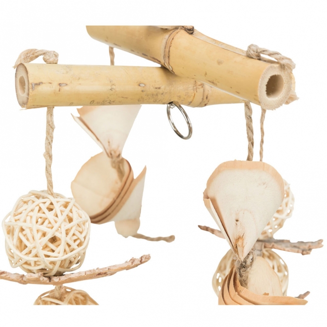 Trixie Naturspielzeug aus Bambus, Rattan und Holz