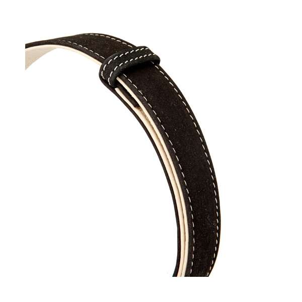 Karlie Buffalo Ultra Halsband - Schwarz/Hellbeige - 25 mm / 45-65 cm