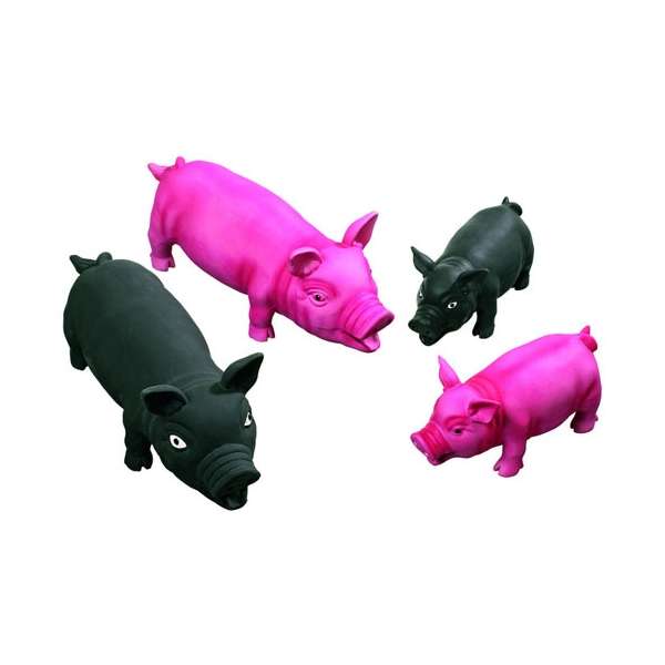 Karlie Latex-Schwein PEKY - Pink/Groß
