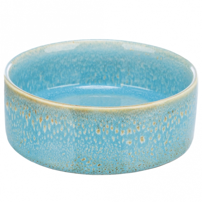 Trixie Keramiknapf mit Musterung - blau - 0,9 l/ø 16 cm