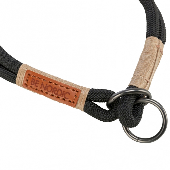 Trixie BE NORDIC Zug-Stopp-Halsband - schwarz - 40 cm