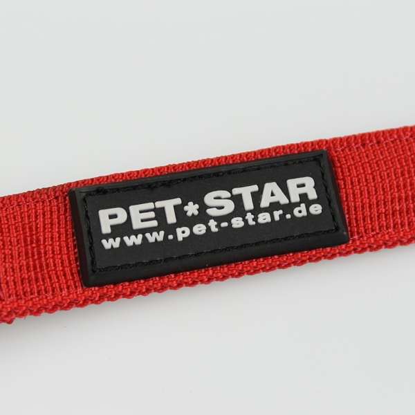 Pet-Star Leine (passend zum Pet-Star Softgeschirr / Netzgeschirr) - Rot