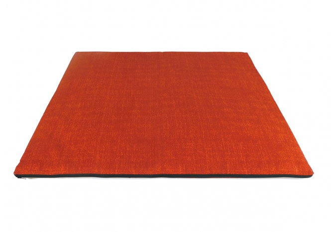 CARBONE Hundematte Mattress, 70 x 100 cm - Punkte-orange