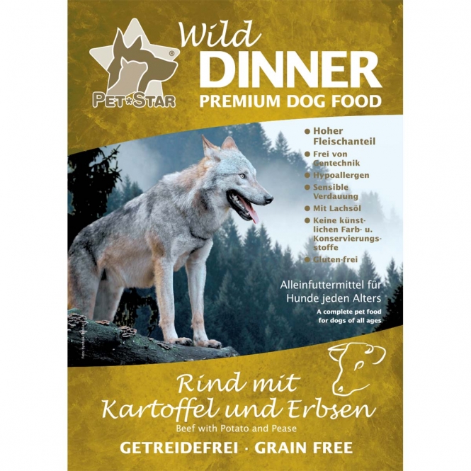 Wild Dinner Rind - Getreidefrei - 3 kg