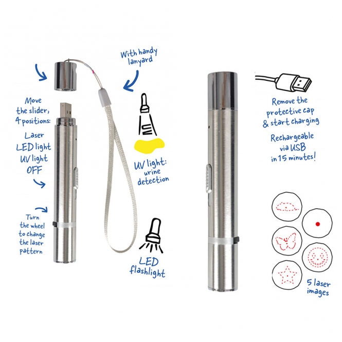 Duvoplus 7 in 1 LED-Laserpointer