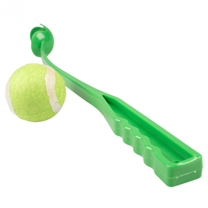 Duvoplus Tennisballwerfer - grün - 50 cm