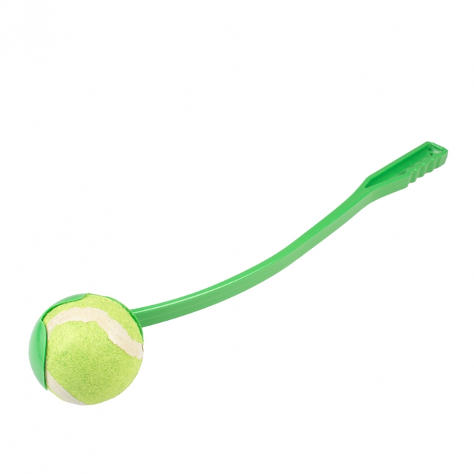 Duvoplus Tennisballwerfer - grün - 62 cm