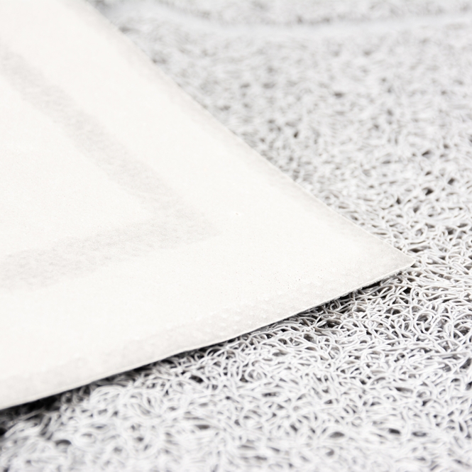 Duvoplus Toiletten-Vorleger halbrund - grau