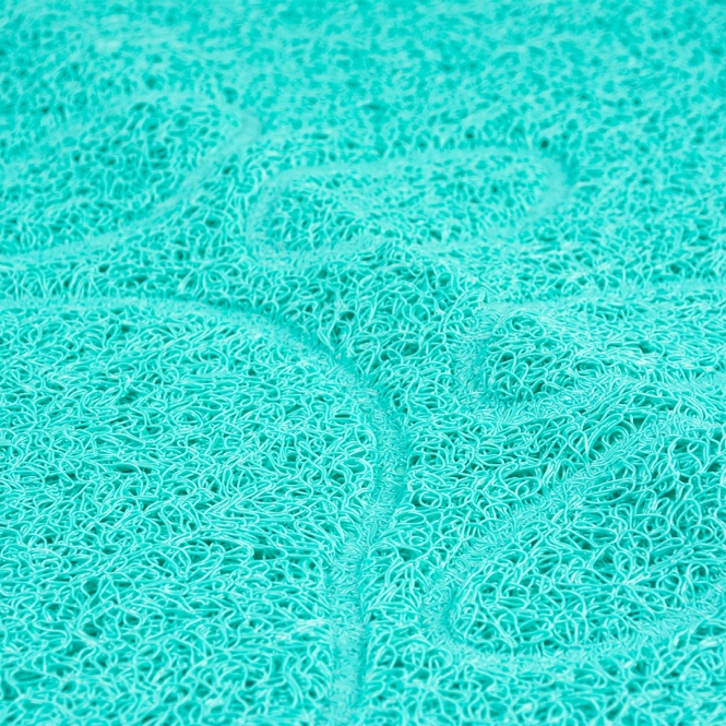 Duvoplus Toiletten-Vorleger rund - petrolblau