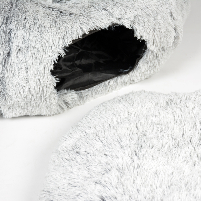 Duvoplus Katzentunnel & Donurbett Snug - Hellgrau