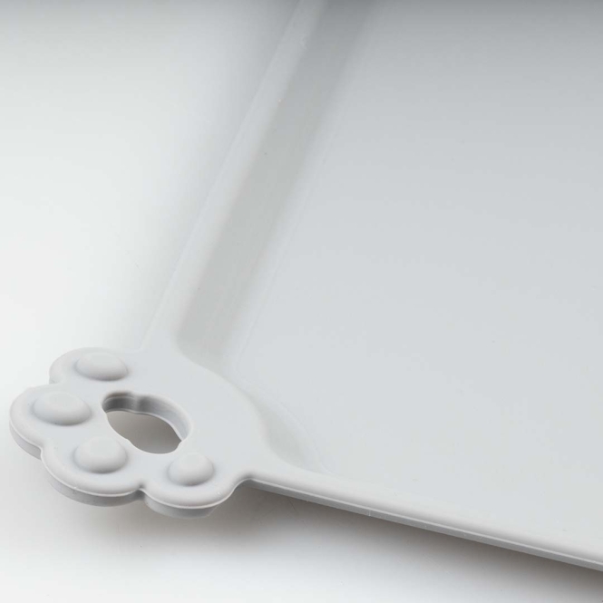 Duvoplus Silikon-Napfunterlage grau