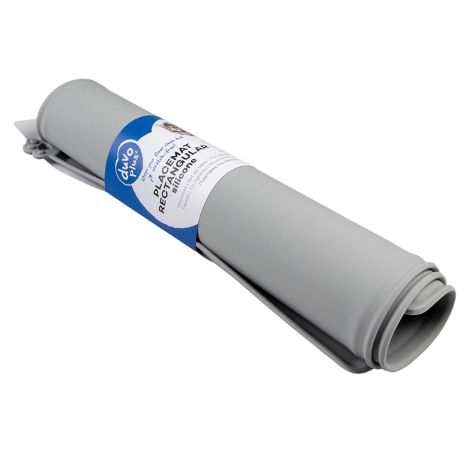 Duvoplus Silikon-Napfunterlage grau